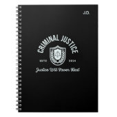 Afstuderen Strafrecht 2024 "" Notitieboek (Voorkant)