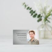 Afstuderen Student School Networking Moderne foto Visitekaartje (Staand voorkant)