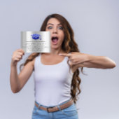 Afstuderen Student Silver Gray Royal Blue Simp Kaart