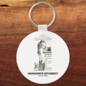 Afstuderen student (Skelet) Sleutelhanger (Voorkant)