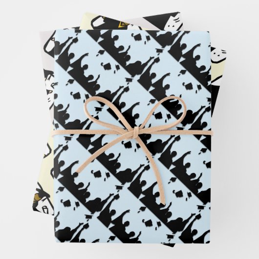 Afstuderen Studenten Afstuderen Inpakpapier Vel (In situ)