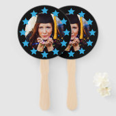 Afstuderen Super Star Foto Handwaaier (Voorkant en achterkant)