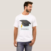 Afstuderen T-shirt voor hem met pet! (Voorkant volledig)