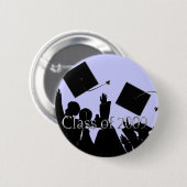 Afstuderen T-shirts en geschenken Ronde Button 5,7 Cm (Voorkant /achterkant)