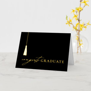 Afstuderen Tassel Folie Wenskaart