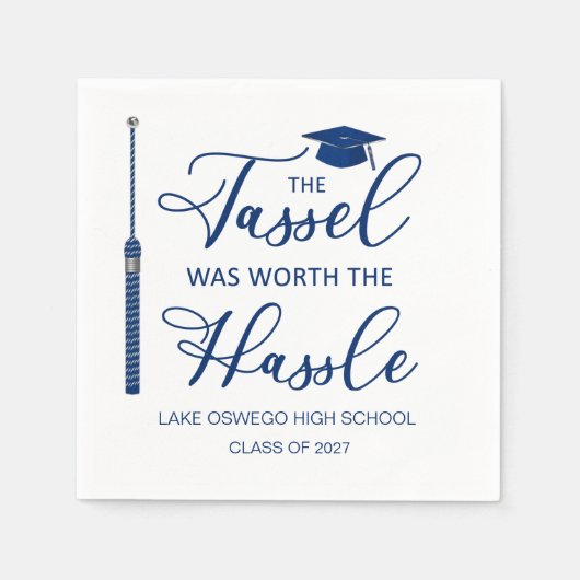 Afstuderen Tassel was de moeite waard Servet (Voorkant)