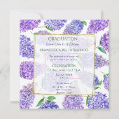 Afstuderen Tea Daughter Paarse Lilacs Kaart (Voorkant)