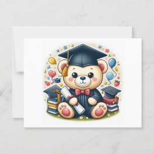 afstuderen Teddy Bear Delight Briefkaart