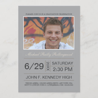 Afstuderen Ticket Photo nodigt uit: Zilver Kaart