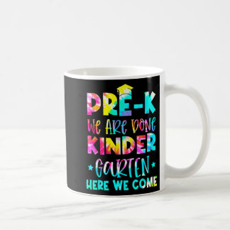 Afstuderen Tie Dye Kleuterschool Hier komen we Koffiemok