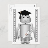 Afstuderen Tijd voor Robo-x9! Briefkaart (Voorkant / Achterkant)