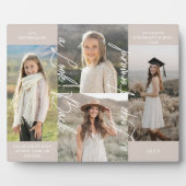 Afstuderen Toen & Nu Afstudeerder Fotocollage Keep Fotoplaat (Voorkant)