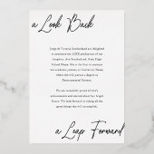 Afstuderen Toen & Nu Fotocollage Aankondiging (Achterkant)