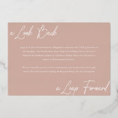 Afstuderen Toen & Nu Fotocollage Aankondiging (Achterkant)