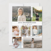 Afstuderen Toen & Nu Fotocollage & Highlights Aankondiging (Voorkant)