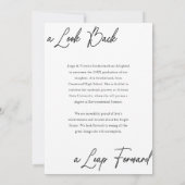 Afstuderen Toen & Nu Fotocollage & Highlights Aankondiging (Achterkant)