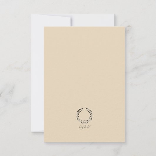 Afstuderen Transparency Photo Card Aankondiging (Achterkant)