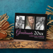 Afstuderen Trio Photo Collage Keepslag Fotoplaat (Zijkant)