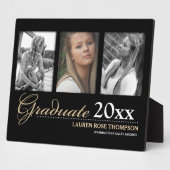 Afstuderen Trio Photo Collage Keepslag Fotoplaat (Zijkant)