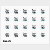 Afstuderen Trip Cruise 2024 Ship Party Cruise Wome Ronde Sticker (Vel)