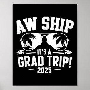 Afstuderen Trip Cruise 2025 Ship Senior Matching C Poster