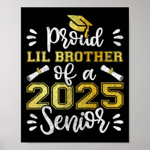 Afstuderen Trotse Lil Broer van een senior Shir ui Poster
