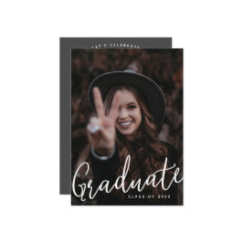 Afstuderen Twee Aangepaste Moderne Afstuderen van Kaart