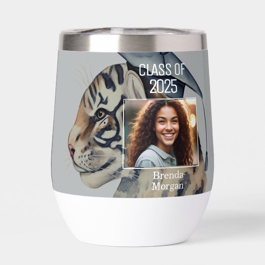 Afstuderen Twee Foto Drinkware (Achterkant)