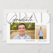 Afstuderen Type Overlay 2-foto Aankondiging (Voorkant)