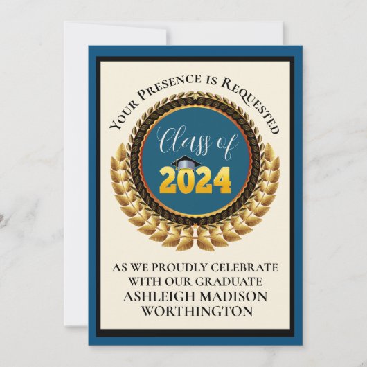 Afstuderen Uitnodiging (Voorkant)