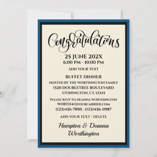 Afstuderen Uitnodiging (Achterkant)