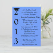 Afstuderen Uitnodiging (Staand voorkant)