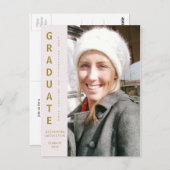 Afstuderen Uitnodiging Afstuderen Foto (Voorkant / Achterkant)