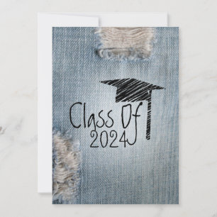 Afstuderen Uitnodiging - Ripped Jeans Klasse van 2