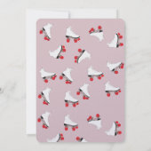 Afstuderen Uitnodiging Schaats Partij (Achterkant)