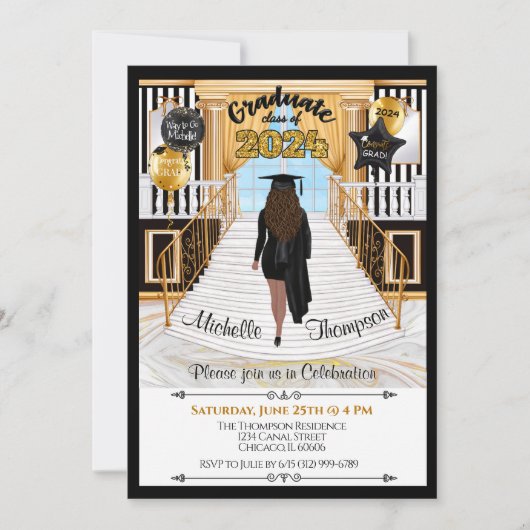 Afstuderen Uitnodiging Spuit (Voorkant)