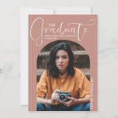 Afstuderen uitnodiging van het Afstuderen van de F (Voorkant)