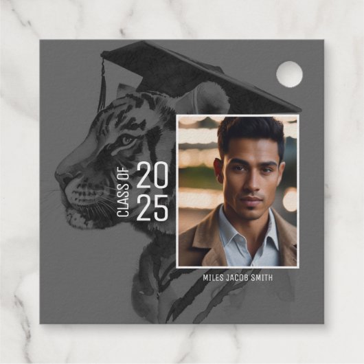 Afstuderen Uw foto toevoegen Bedankjes Labels (Achterkant)