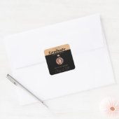 Afstuderen van 2023 vierkante sticker (Envelop)
