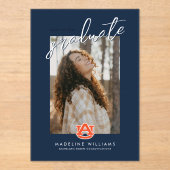 Afstuderen van Auburn - Auburn Tigers Acryl Uitnodigingen (Voorkant)