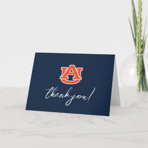 Afstuderen van Auburn - Auburn Tigers Bedankkaart