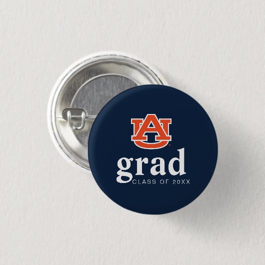 Afstuderen van Auburn - Auburn Tigers Ronde Button 3,2 Cm (Voorkant /achterkant)