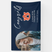 Afstuderen van Auburn - Auburn Tigers Spandoek (Verticaal)