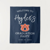 Afstuderen van Auburn - Auburn Tigers Wandkleed (Voorkant)