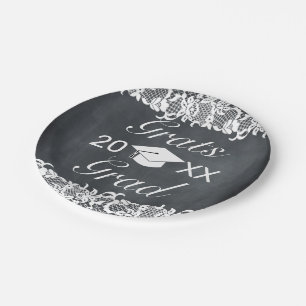 Afstuderen van Blackboard & White Pet Pet Papieren Bordje