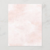 Afstuderen van budget Elegant roze handschrift (Achterkant)