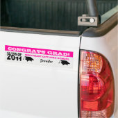 Afstuderen van Bumpersticker 2 van 2011 (Op Truck)
