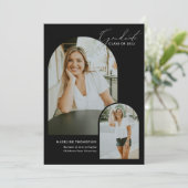 Afstuderen van de Foto van de Schildboog van het M Aankondiging (Staand voorkant)