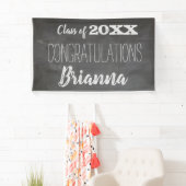 Afstuderen van de klasse Chalkboard van 2019 met t Spandoek (Insitu)