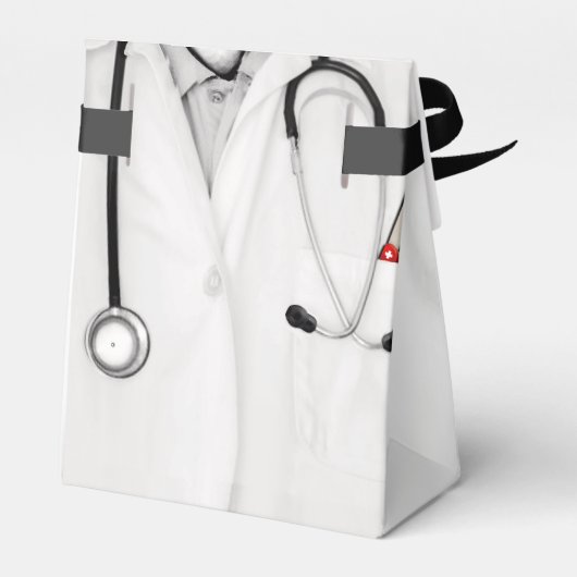 Afstuderen van de medische faculteit bedankdoosjes (Achterkant)